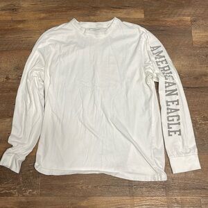 American Eagle Long Sleeve Shirt.  Mens large. White